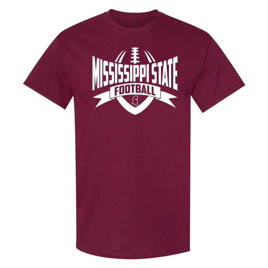 Koszulka Mississippi State Bulldogs Football Rush - Bordowa