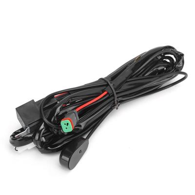 2M Switch Wiring Harness 40A 12V LED 1V1 with DT Interface Waterproof for Vehicle Spotlight