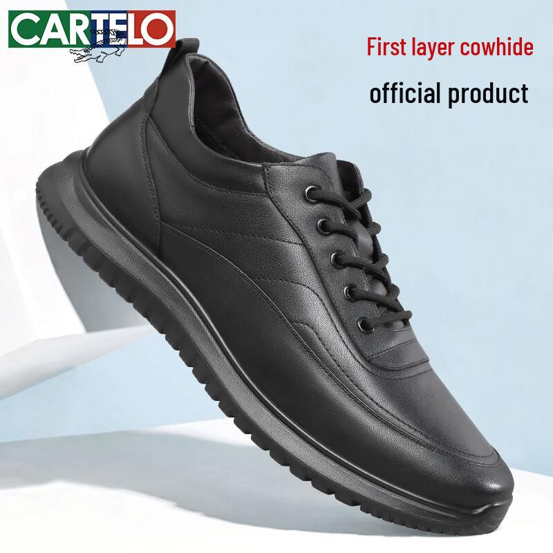 CARTELO Men s Leather Casual Shoes US 8