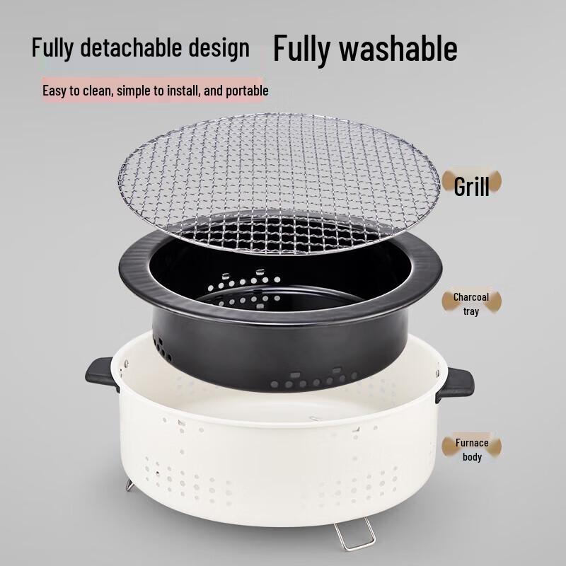 Portable Multi-function Charcoal Grill & Tea Stove