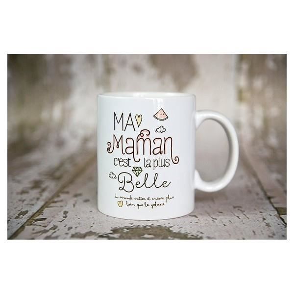 Mug céramique : ma maman c'est la plus belle créa-bisontine