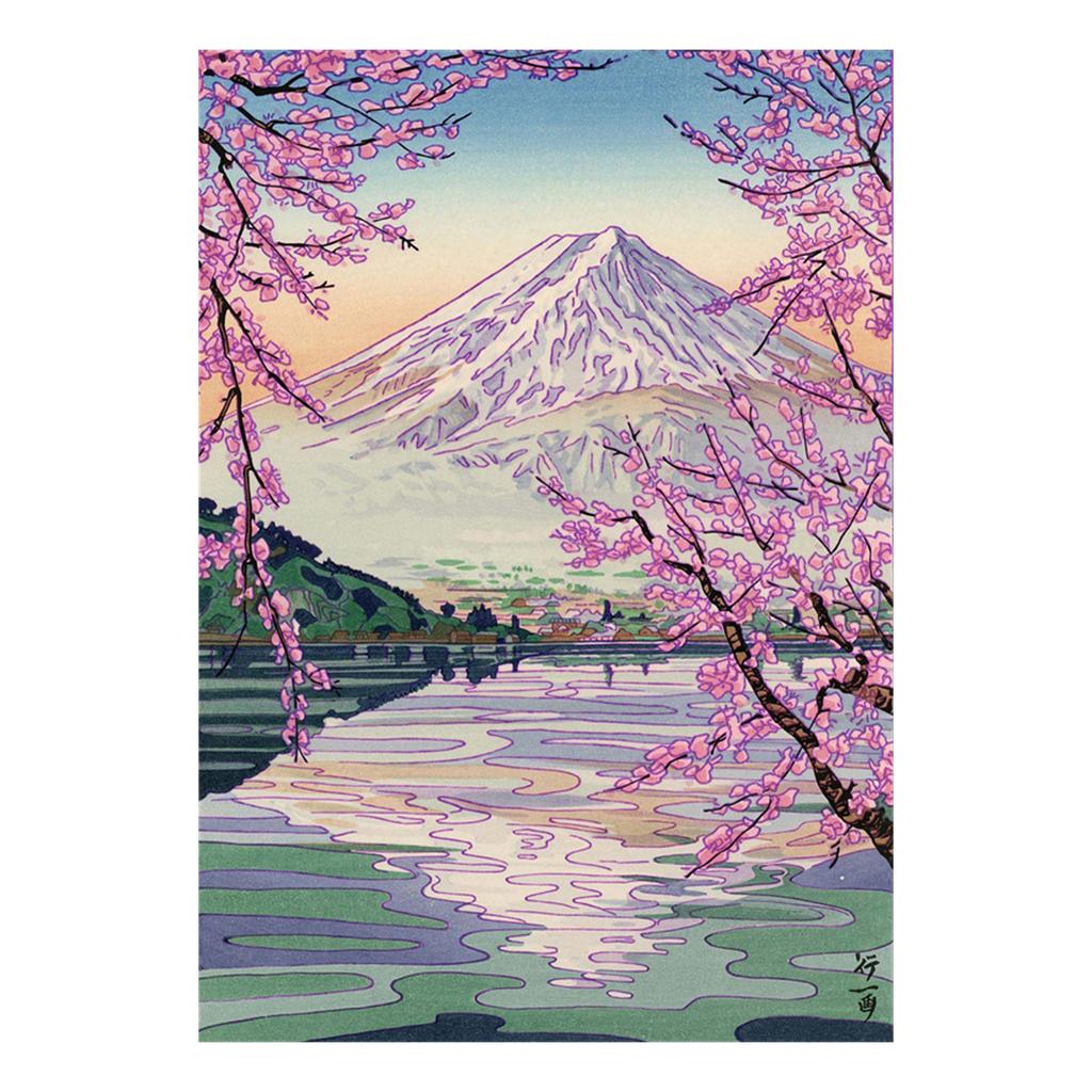 The Great Wave Off Kanagawa Poster Mt Fuji Print Wall Art Picture Vintage Japanese Artwork Canvas Paintings Home Wall Decoration