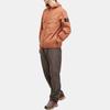 STONE ISLAND SS24 Supima Cotton Twill Stretch Casual Solid Color Zipper Hooded Long Sleeve Jacket Men Jackets Orange 801542610-V0013