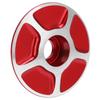 Bicycle Front Fork Headset Cover Replaceable Lightweight Mountain Road Bike Stem AccessoriesRed
