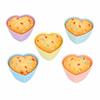 20PCS Nonstick Silicone Baking Cups High Low Temperature Resistant Tart Mold  Cake Baking