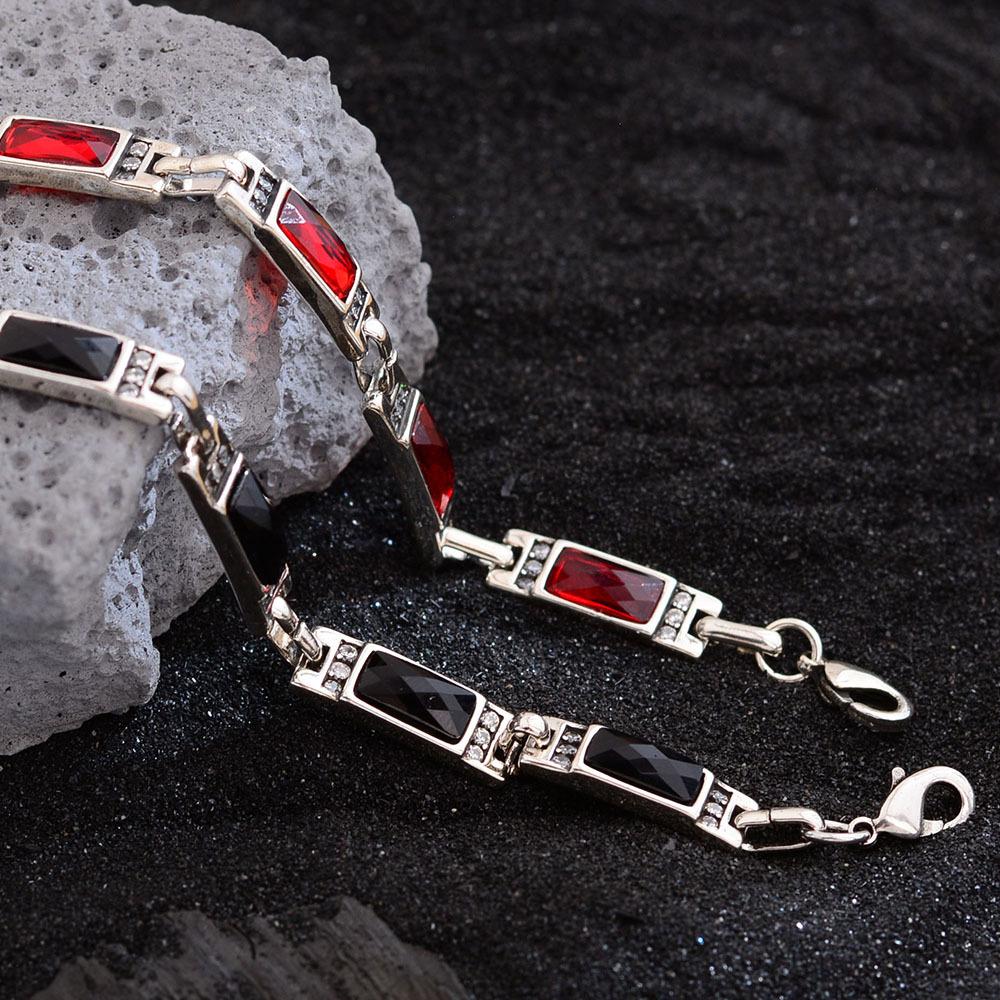 New Arrival Trendy Shiny CZ Zircon Star Retro Thai Silver Ladies Charm Bracelet Jewelry for Women Birthday Gifts Cheap No Fade