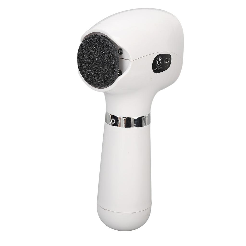 Electric Foot File Nano Glass Corns Removal Automatic Chargeable Smooth Skin Foot Grinder White