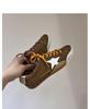 Star Little Distressed White Women's Sneakers - 2025 Autumn Trendy Casual Round Toe Trainers