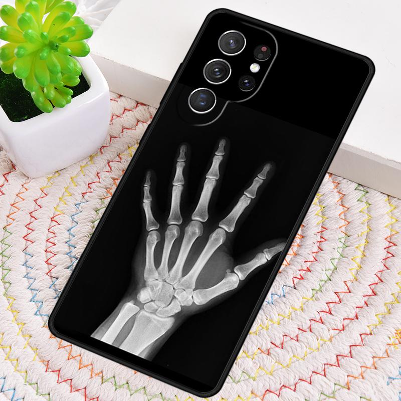 X-Ray Human Anatomy soft TPU Phone Case For Samsung Galaxy note 10 pro S26 S25 S24 S23 S22 Ultra Plus S21 FE S20 Cover
