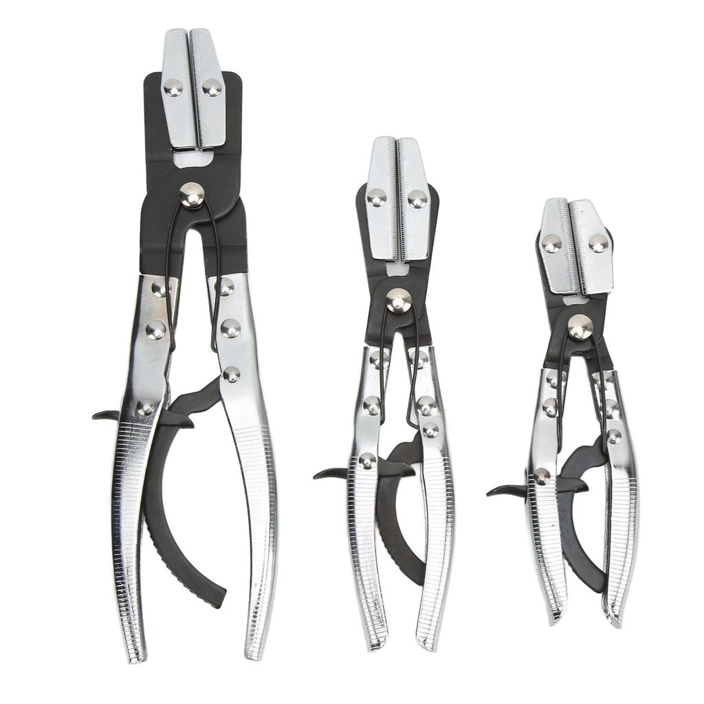3PcsSet Hose Pinch Off Pliers Automatic Locking Length 8in 10in 12in Carbon Steel for Coolant