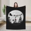 Christmas Siren Head Blanket Fleece Awesome Warm Throw Blanket for Bedspread Summer