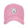 Custom Fashion West Highland Terrier Baseball Cap Women Unisex Adjustable Adult Westie Dog Dad Hat Spring Sun Hat