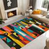 Modern Abstract Geometric Rug Non Slip Washable Area Carpet for Living Room Bedroom Dining Room Coffee Table Home Decor