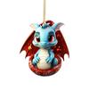 Lifelike Flying Dragon Baby Pendant Cartoon Xmas Tree Flat Pendant  New Year Gift