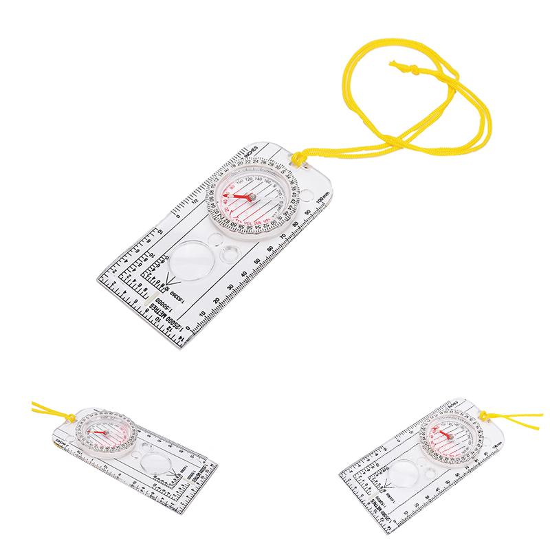 Magnifying Compass Army Scout Hiking Camping Boating Map Reading Orienteering