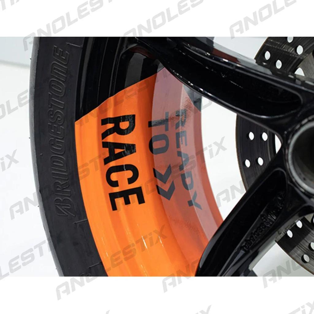 AnoleSti Motorcycle Wheel Sticker Hub Decals Rim Stripe Tape For KTM Super Duke 1290 Duke 890 790 690 390 Racing Ready To Race