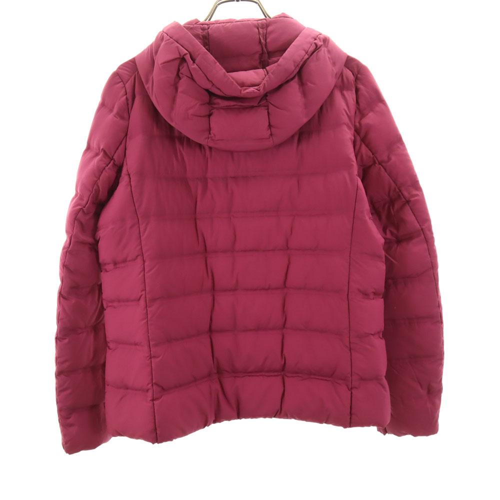 Uniqlo Long Sleeve Ultra Light Down Seamless Parker M Magenta Women Used