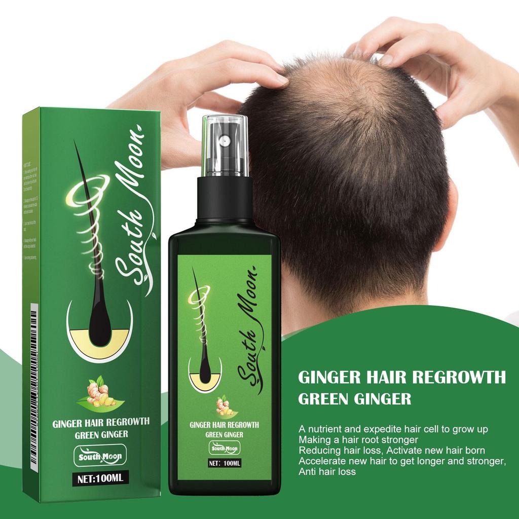 Ginger Hair Spray Promote Growth Anti Loss Improve Thin Dry Breakage Hair Nourish Root Scalp Damaged Treatment Hair Grow Spray