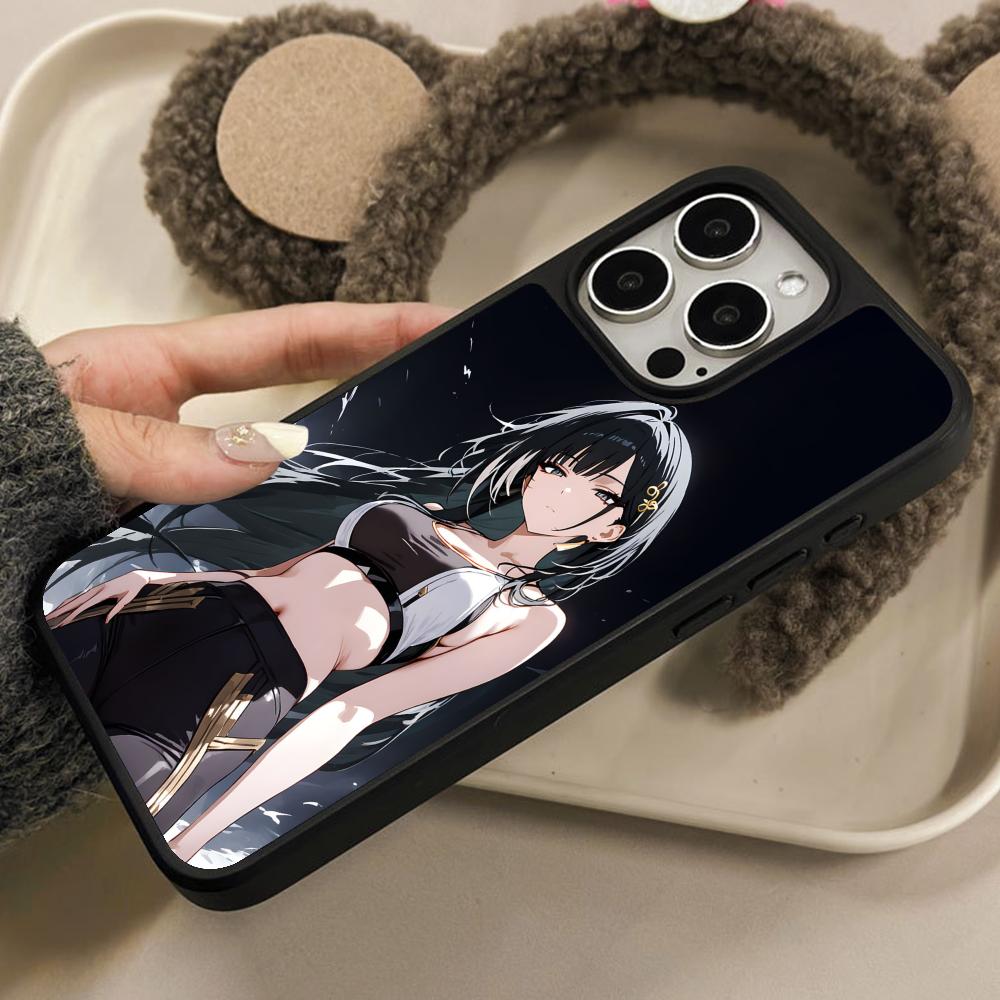 Wuthering Waves Baizhi Phone Case for iPhone 17 16 15 14 13 12 11 Air Pro Max Plus Matte Surface Cover