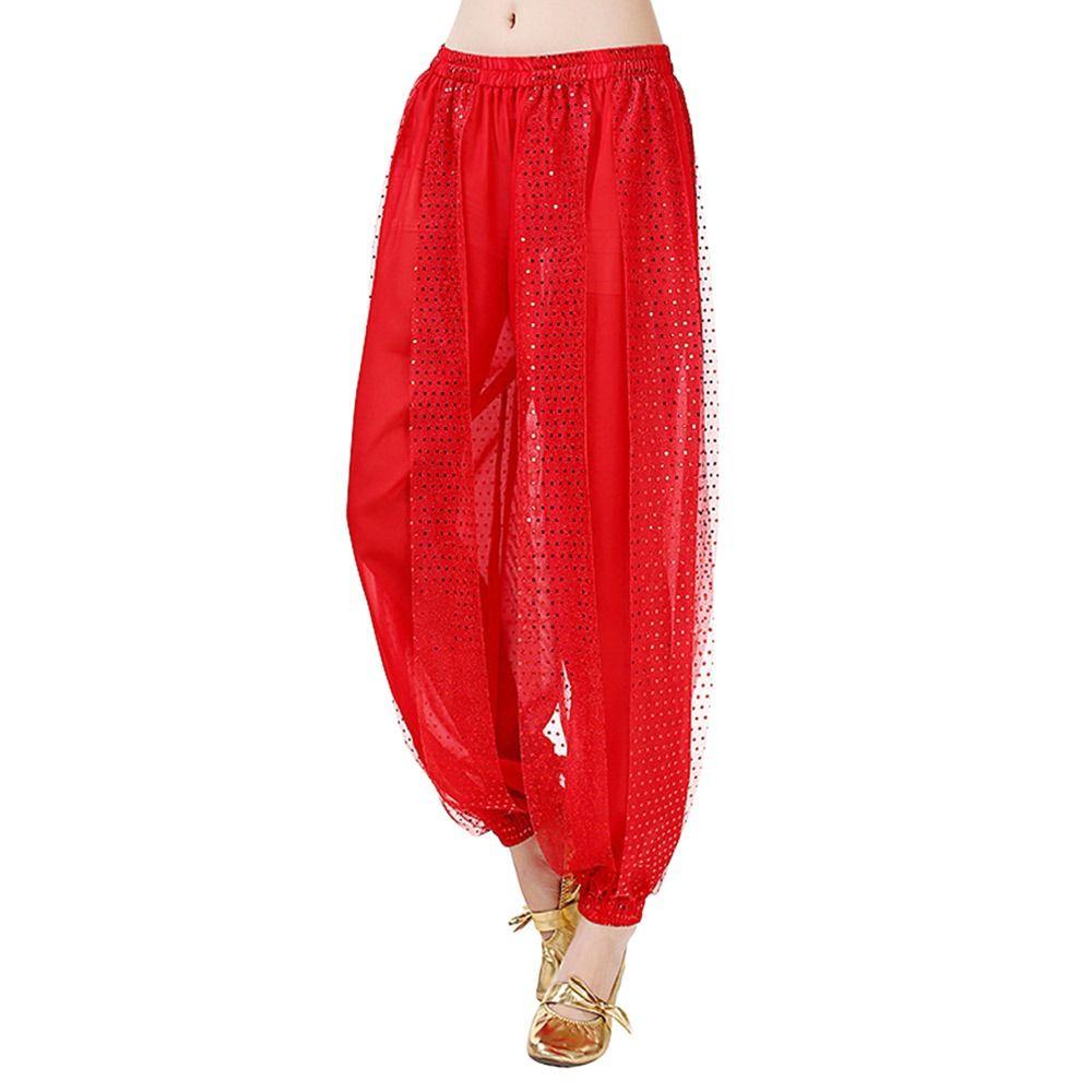 Tassel Belly Dance Pants Loose Loose Pants Fashion Bloomers  Women