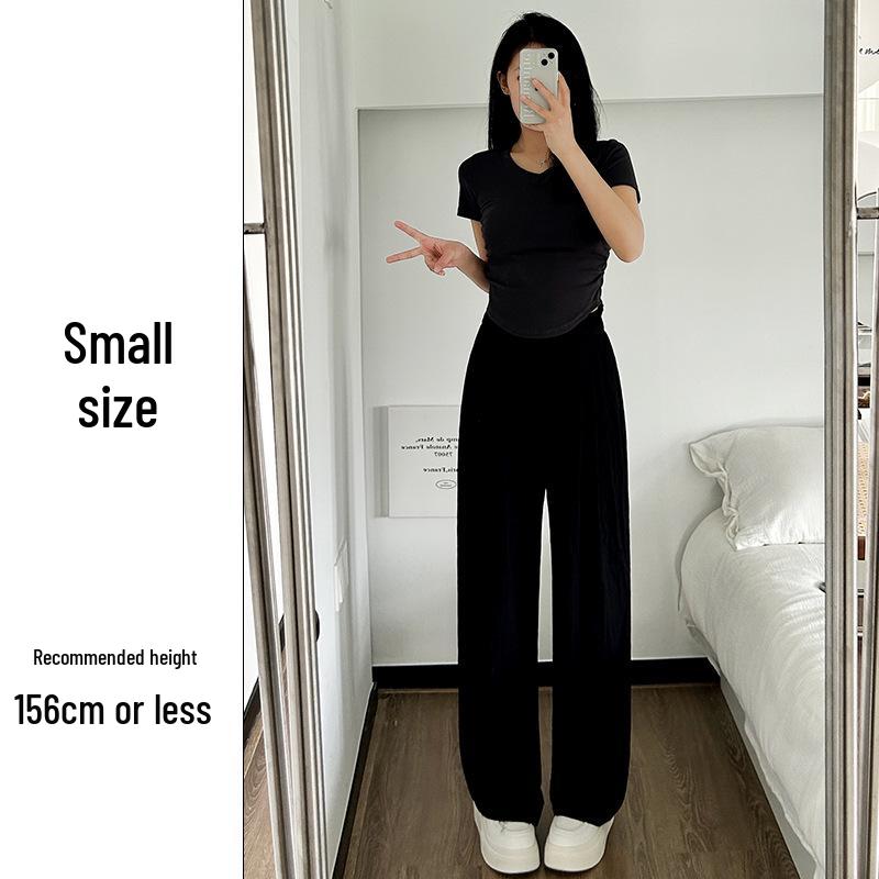 Drapey Wide Leg High Waist Summer Pants for Women - Slimming and Floor-Length, Yamamoto Style 2025