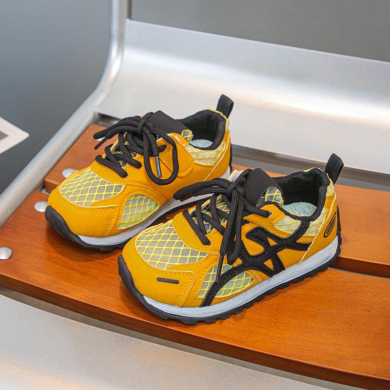 Children's German Training Shoes Single Mesh Breathable 2025 Summer Boys Sports Shoes Soft Sole Girls Forrest Gump Shoes Casual Shoes Tide