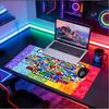Custom Name Personalized Game Rainbow Friends Pattern Mousepad, Laptop PC Desk Mat, Decorative Desk Mat for Home Keyboard Pad Gift