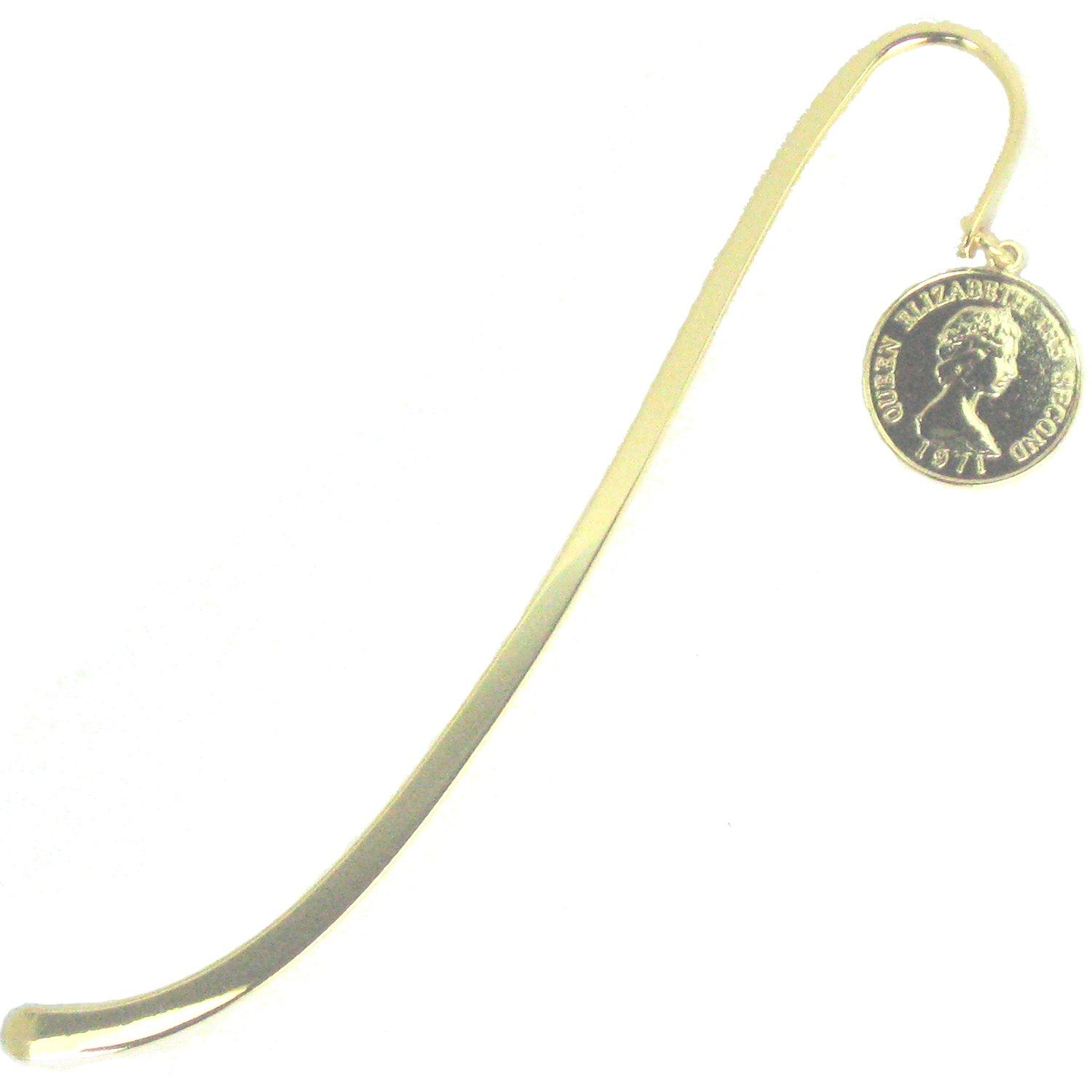 

Nagao Bookmarker Coin Gold Plated Made in Japan