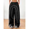 VEZFAA Women's Fashion Casual High Waist Trousers Pants & Capris