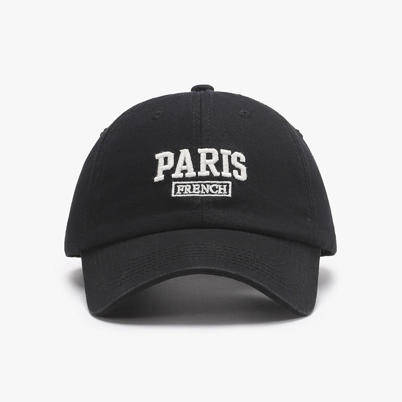 Koreanischer Stil Stickerei Buchstaben Baseballkappe Für Männer Frauen Pferdeschwanz Hüte Baumwolle Outdoor Einfacher Schirm Sommer Lässig Schirmmütze Neu