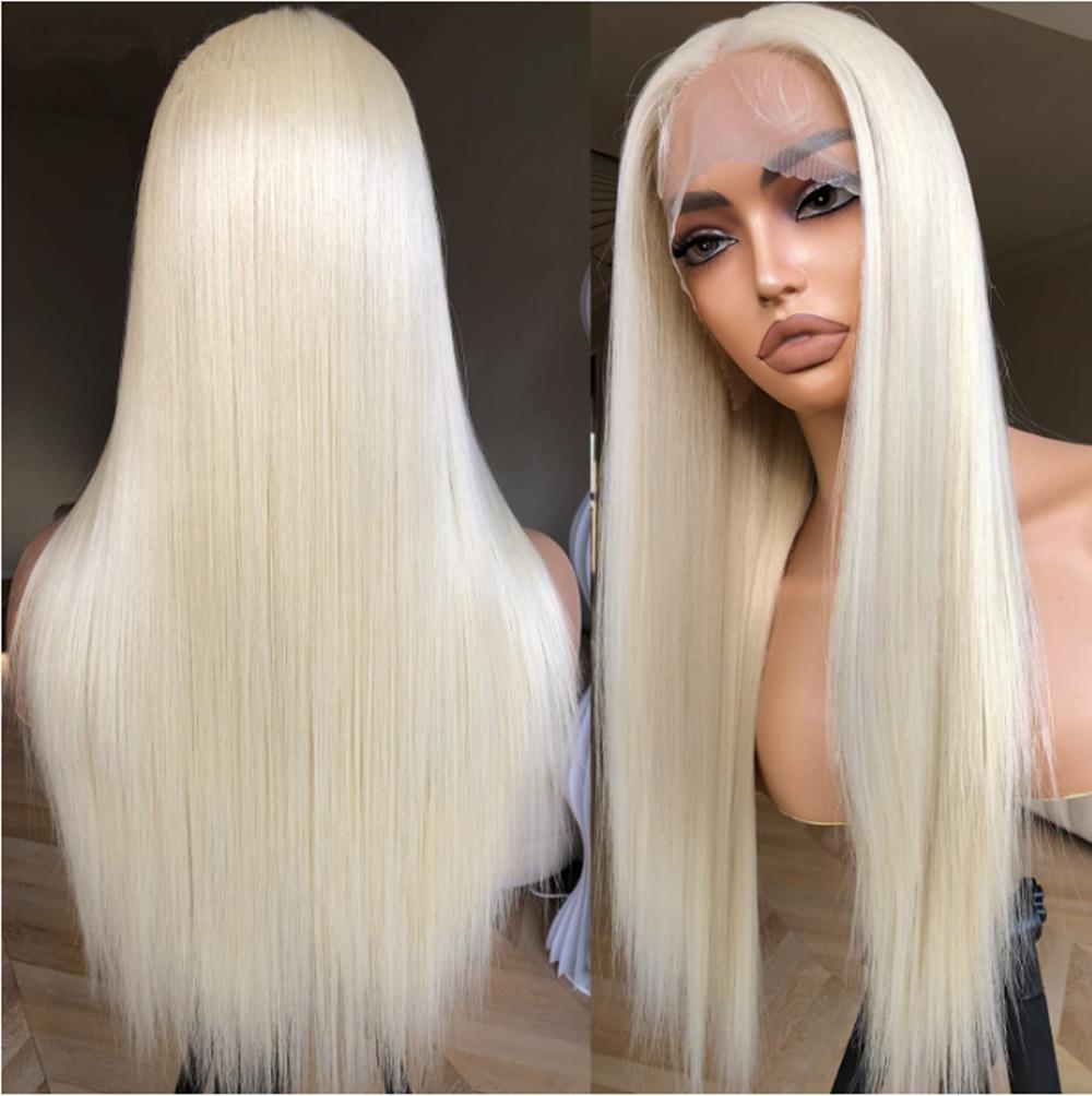 ALAN EATON Lace Front Wigs Long Straight Hair Dark Brown Wig Daily Use Party Wig for White Women Heat Resistant