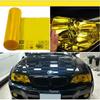 LUYING Żółty Ochraniacz Reflektora UV Łatwy Światło Przeciwmgielne Samochód Zapobiega Przebarwieniom Reflektora Folia Samochodowa/Motocyklowa, 30x120cm, Ochrona, Typ Naklejki,