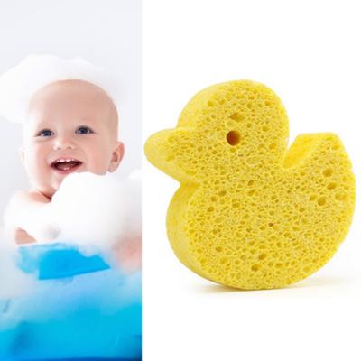 Bath Sponge Cartoon Shape Skin-touch Soft Baby Shower Sponge for Newborn