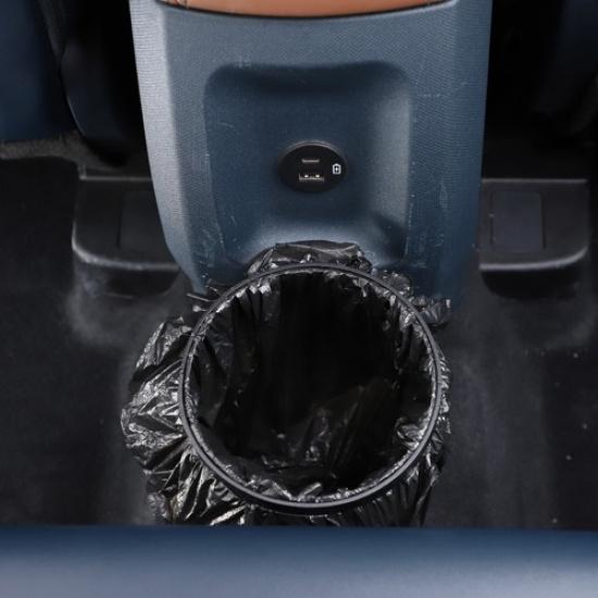 Rear Center Console Garbage Bag Holder Ring Trash Can For Ford Maverick