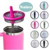 For Stanley Spill-proof Cup Cover 40oz Replaceable Environmental Protection Cup Cover Creative Spiral Straw Cover Cup Accessorie