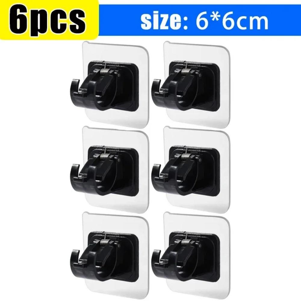 Clemă pentru perdea fără cuie, cleme pentru tije, cârlige autoadezive, cârlige pentru șină reglabile, duș, depozitare de uz casnic, agățat, suport pentru stick