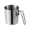 Stainless Steel Toothbrush Storage Cup Minimalist Tooth Brushing Cup Easy Clean Rinse Cup  Couple