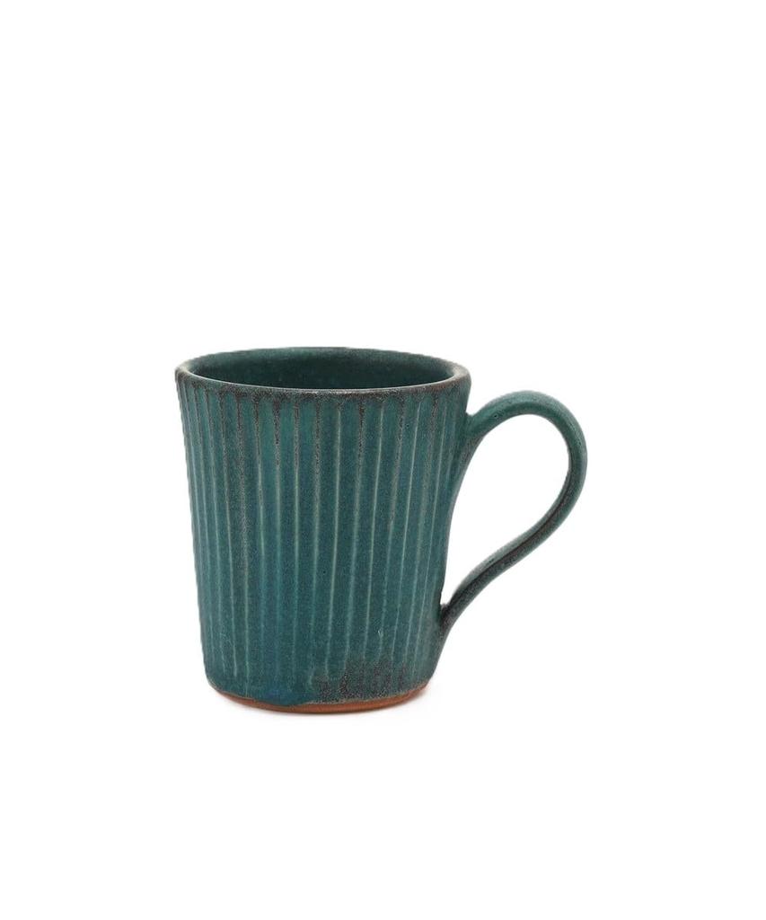 Afternoon Tea Living Mashiko Ware Turquoise Blue Mug,