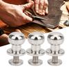 20PCS 9 x 8mm DIY Copper Rivets Round Head Nipple Nail Bag Shoes Accessories for LeatherSilver 9 x 8mm