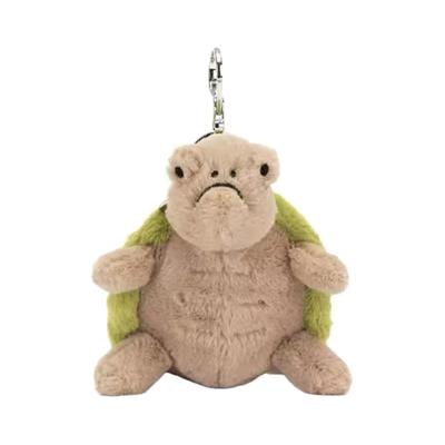Senhor Original. Pingente Chaveiro Timmy Tartaruga Bonito Menina Bolsa Boneca Brinquedo de Pelúcia Argola de Chave Tartaruga Fofa Brinquedo de Pelúcia Boneca Bebê Presentes