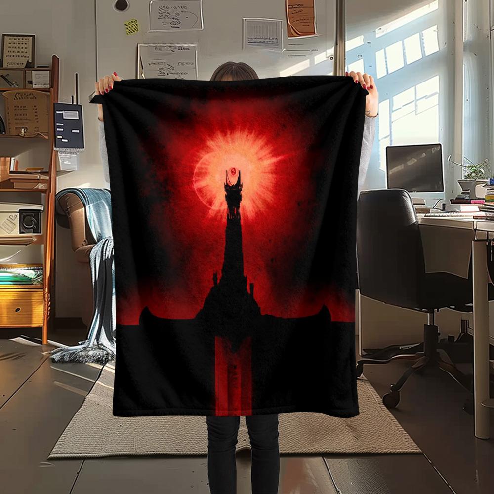 The Lord of the Rings Flannel Blanket, High Quality Comfortable for All Seasons, Home Decor, Warmth and Comfort