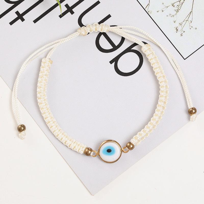 Boho Boze Oog Armband Voor Vrouwen Man Handgemaakte Touw Armbanden Sieraden