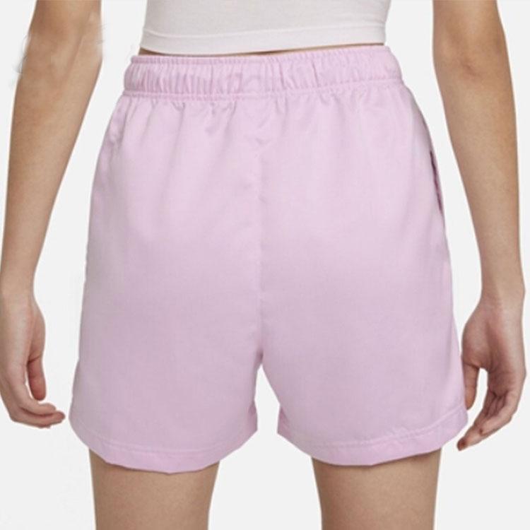 Nike Solid Color Drawstring Casual Shorts Women Bottoms Pink DD5428-695