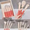 12-Piece Holiday Soft Bristle Makeup Brush Set Convenient Beginner Beauty Tools Eyeshadow Brush Imitation Bristle