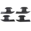 Matte Black Exterior Door Bowl Cover Trim Decor Bezels for Ford Ranger