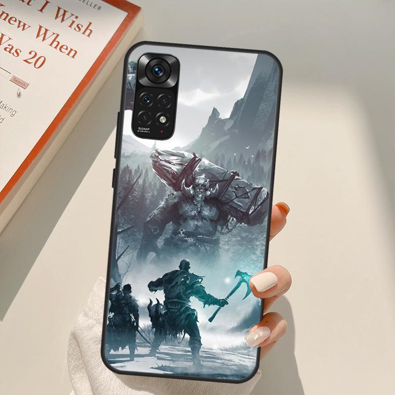 Funda de God of War Para Xiaomi Redmi Note 11 Pro 8 9 11S 10S 9S Note 10 Pro Cubierta Para Redmi 10 10C 9A 9C
