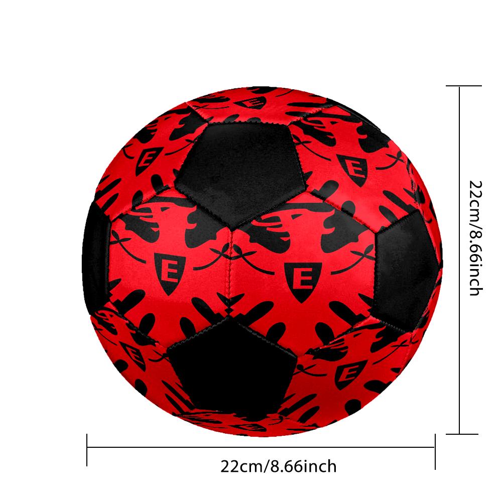 Frankfurt Football Indoor Soccer Ball Colorful Machine Stitched PVC Size 5 Team Training Competition Ready Durable High-Bounce Cool Sports Gift