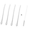 Stainless Steel Straw Spoon And Cleaning Brush, Drinking Spoon Straws With Filter, Metal Stirrer For Coffee Loose Tea Cocktail