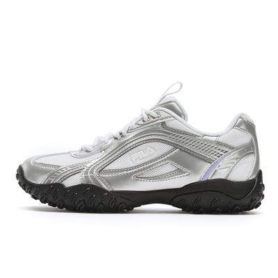 PEBBLE Cushioning Slip Resistant Low Top Casual Shoes Women's Silver Gray/White F12W432106FSW