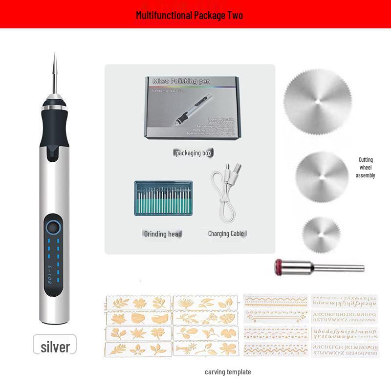 Portable Cordless Electric Grinding Pen for Nail Art & Carving
